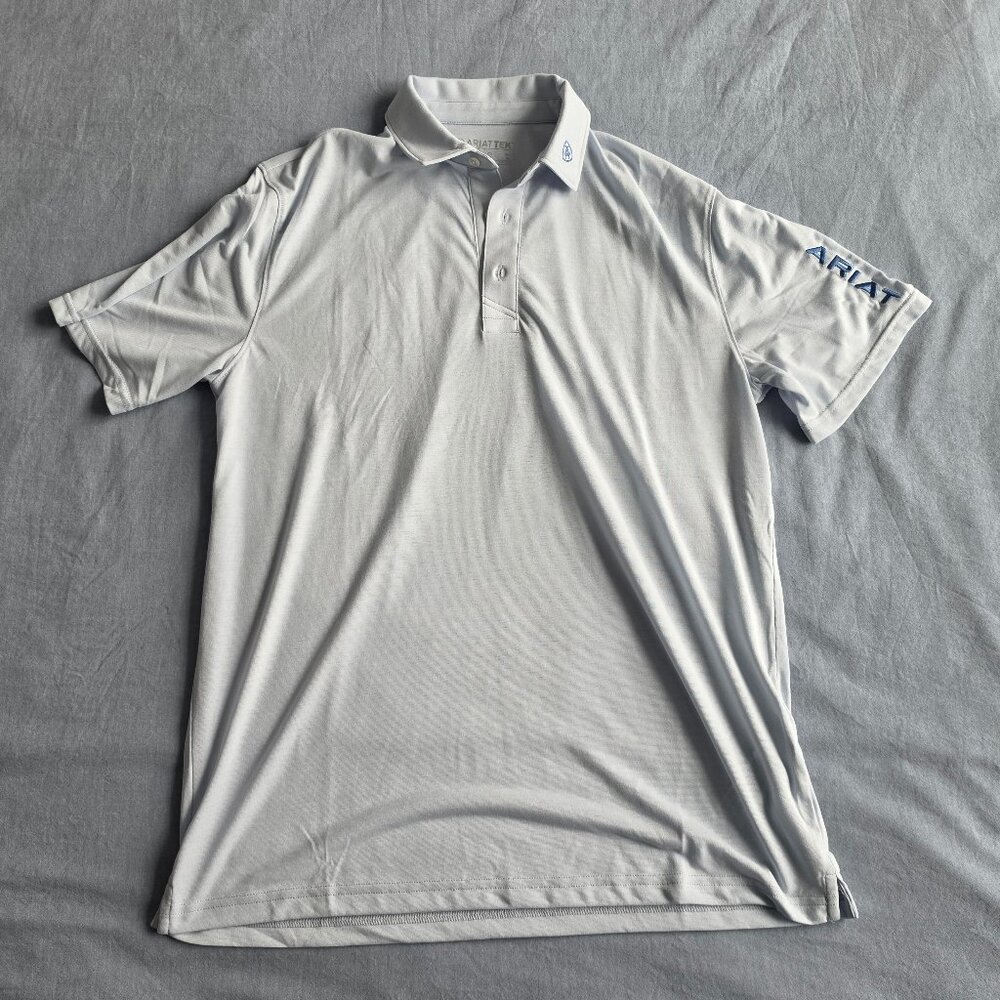 Ariat Team Polo - M - Pale Blue
